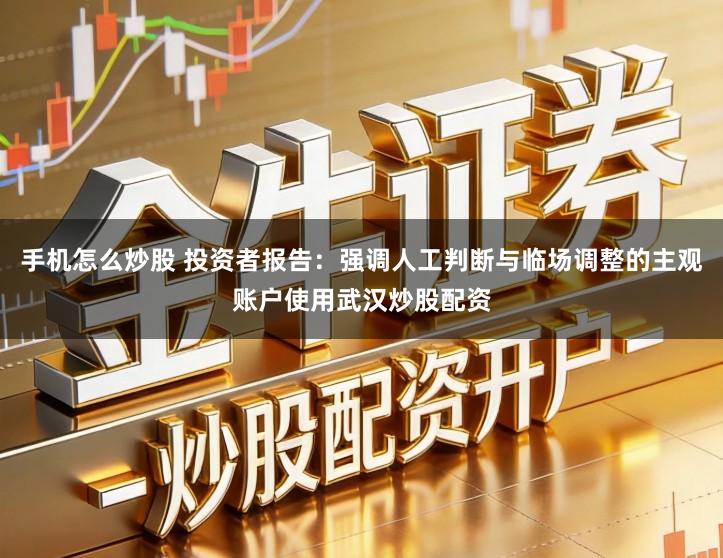 手机怎么炒股 投资者报告：强调人工判断与临场调整的主观账户使用武汉炒股配资